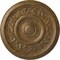 Ekena Millwork Tyrone Ceiling Medallion (Fits Canopies up to 6 3/4"), Hand-Painted Rubbed Bronze, 16 1/8"OD x 3/4"P CM16TYRZS - alternate 1